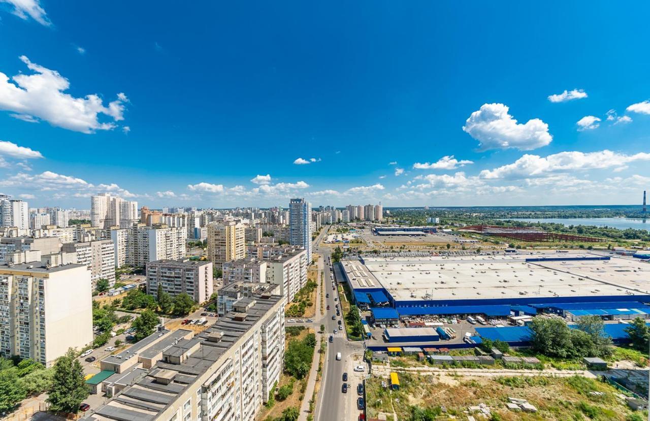 Осокорки, Видовая Современная 3Х Комнатная С 2Мя Спальнями, Рядом С Эпицентром. Kyiv Exterior photo